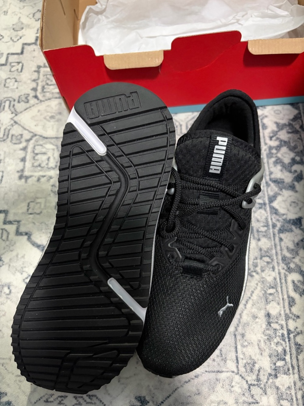 Puma Black and Gray Men's Athletic Sneakers